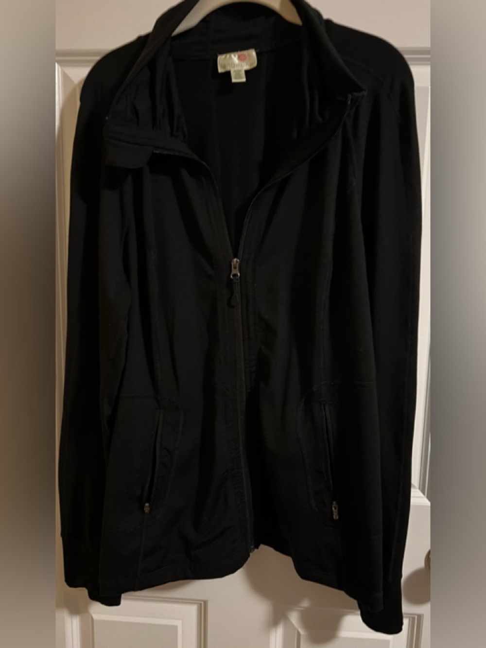 EUC Tangerine black athletic jacket. Size XXL